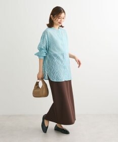 Green Parks ２ＷＡＹ　リーフジャガードシアーシャツ