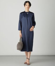 J.PRESS LADIES ノーブルサテン ワンピース