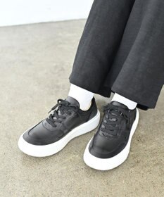 Pointer 日本製 本革軽量 大人厚底スニーカー