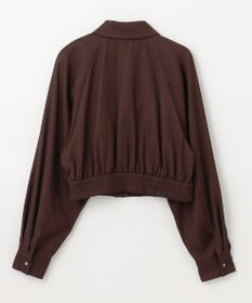 NAVE 【Nave　洗える】バルキーツイル ジップアップブルゾン