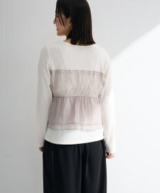 Green Parks オーガンジービスチェドッキングプルオーバー