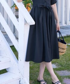 Tiaclasse 【洗える】シャツワンピース