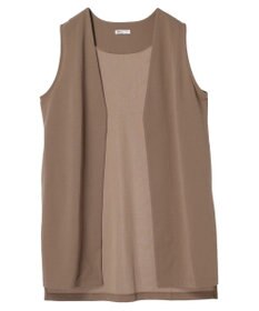 CRAFT STANDARD BOUTIQUE カットジョーゼットベスト