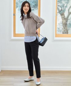 ANY 【5色展開】Ｖネックガーターニットプルオーバー