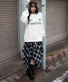 WEGO 【ユニセックス着用ITEM】ショートドロストラインプルオーバー