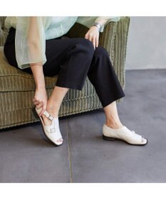 ing <ing>ダブルモンクサイドオープンシューズ