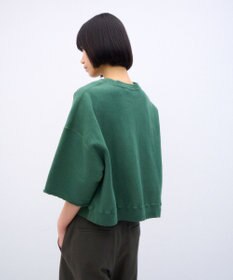 ATON NATURAL DYED URAKE | オーバーサイズハーフスリーブスウェット