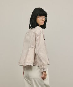 GRACE CONTINENTAL ペプラムデニムジャケット