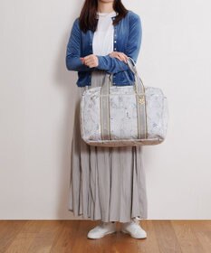 ACE BAGS & LUGGAGE HAyU × ace.  フォールディング 折り畳みボストンバッグ 猫柄 32L 17863