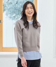 ANY 【5色展開】Ｖネックガーターニットプルオーバー