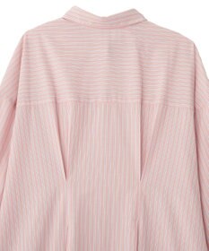 Green Parks イージーケア抜け衿ウエストタックシャツワンピース