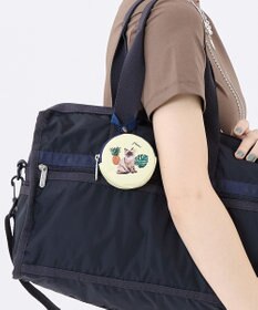 LeSportsac MINI ROUND CHARM/トロピカルミャオキャットミニラウンドチャーム