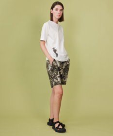 JOSEPH ABBOUD MOUNTAIN 【日本製・アーティストコラボレーション】プレーティング天竺Tシャツ