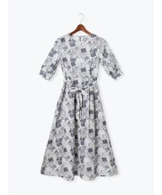 Te chichi マップパターンプリントワンピース