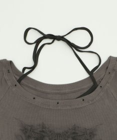 WEGO ハトメレイヤードグラフィックT