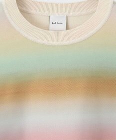 Paul Smith 【洗える】Smith Stripe コンビ ニット