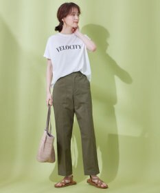 ANY 【ウエストゴム/ストレッチ】スタイリッシュベイカーパンツ