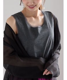 Te chichi チュールトリムタンクトップ