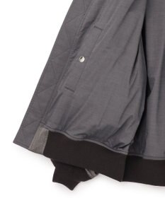 J.PRESS MEN 【J.PRESS ORIGINALS】Bleach Viscose Cotton Satin Flight Jacket / Japan Made