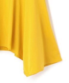 ICB 【洗える】ブラウスライクジャージー ハンカチーフヘムカットソー