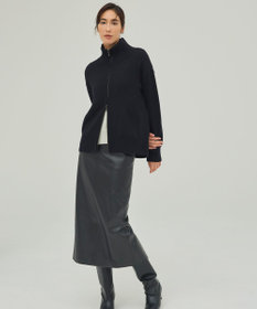 ICB L 【新色追加】ソフトカシミヤミックス ニットトラックジャケット