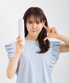 MOONBAT Fuwacool(フワクール) フワクールホワイト 晴雨兼用日傘 折りたたみ傘 ランダムドット 軽量 一級遮光／遮熱／UV