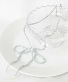 WEGO LビーズBIGリボンネックレス