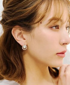 Tiaclasse 【金属アレルギー対応】 一粒クリスタルサークルピアス