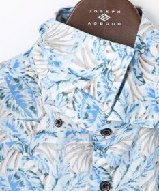JOSEPH ABBOUD 【清涼・JAPANファブリック】パナマボイルリゾートプリントシャツ