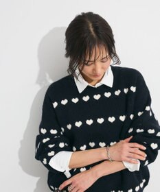 Green Parks ・ｓｗｉｎｇ　ｂｙ　ハートクルーネックニット
