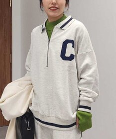 CRAFT STANDARD BOUTIQUE 【ユニセックス】裏毛ハーフジップスウェット