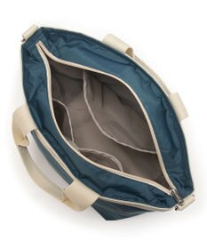 LeSportsac BUCKET TOTE/ブルーインディゴ/ベージュ