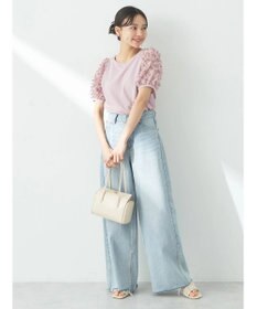 earth music&ecology リボンスリーブプルオーバー