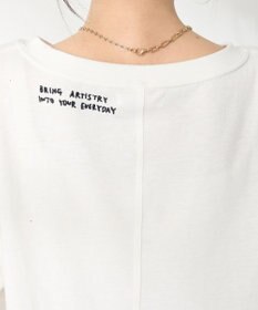 CRAFT STANDARD BOUTIQUE ラメ天竺刺繍ロンTEE