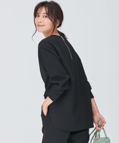 23区 トリアセダブルジョーゼット ブラウス