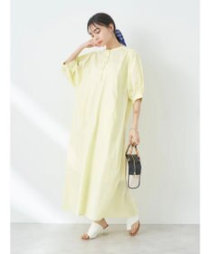 earth music&ecology ポプリンフレアワンピース