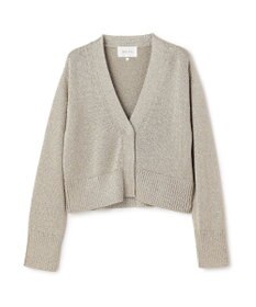 BEIGE， SPESSARTINE / Vネッククロップドカーディガン