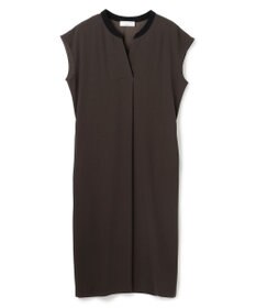 BEIGE， 【Lsize・セットアップ対応】CINDY / 配色ネック フレンチドレス
