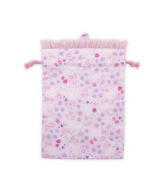 Mother garden マザーガーデン  野いちご 巾着 《小花いちご柄》 小