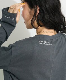 CRAFT STANDARD BOUTIQUE ラメ天竺刺繍ロンTEE