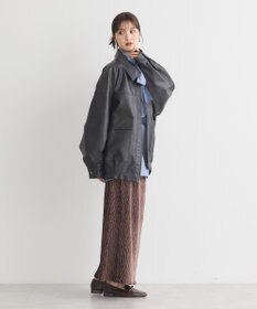 earth music&ecology シャイニーベロアスカート