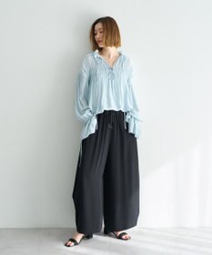 YECCA VECCA コクーンドレープワイドパンツ