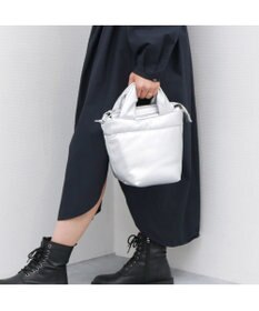 UNBILLION カシュカシュ cachecache / ポーチ付きパファーミニトートバッグ