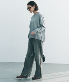 UNFILO 【UNFILO DENIM/新色追加】撥水ストレッチ ルーズワイドデニム