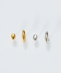 Phoebe 【金属アレルギー対応】メタルビーンズピアス(片耳)　シルバー/サージカルステンレス