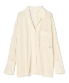 uncrave シアーベロアリブ シャツ