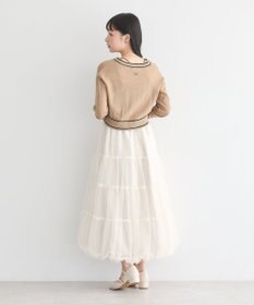 earth music&ecology キャットロゴショートニットプルオーバー