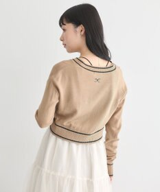 earth music&ecology キャットロゴショートニットプルオーバー