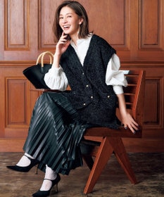 UNFILO 【STORY×UNFILO】シャギーニット ベスト