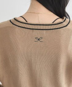 earth music&ecology キャットロゴショートニットプルオーバー